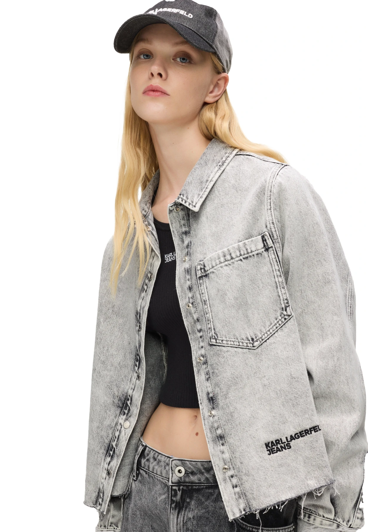 Bleached Denim Shirt Gallery