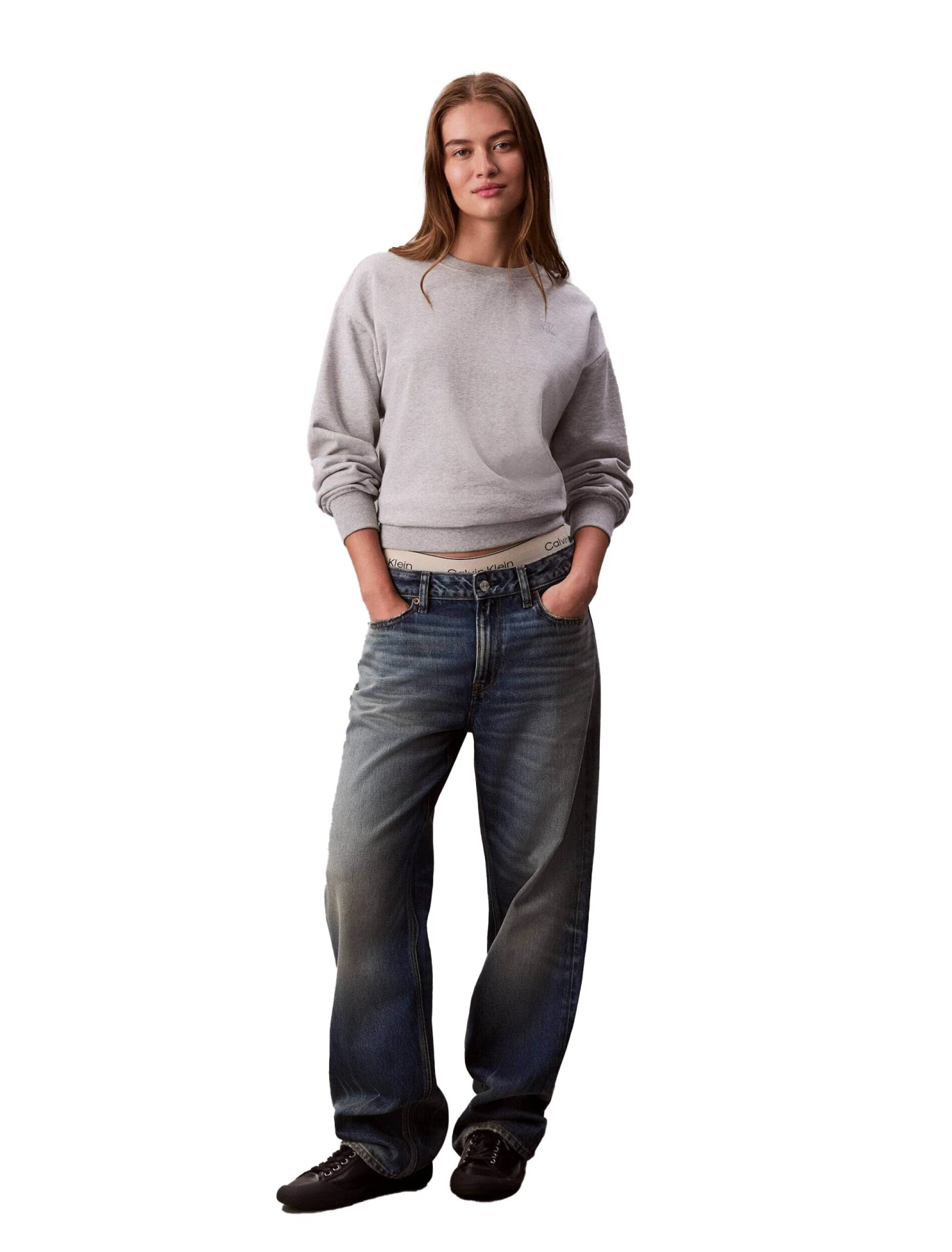 Monogram Fleece Relaxed Fit Sweatshirt Gallery