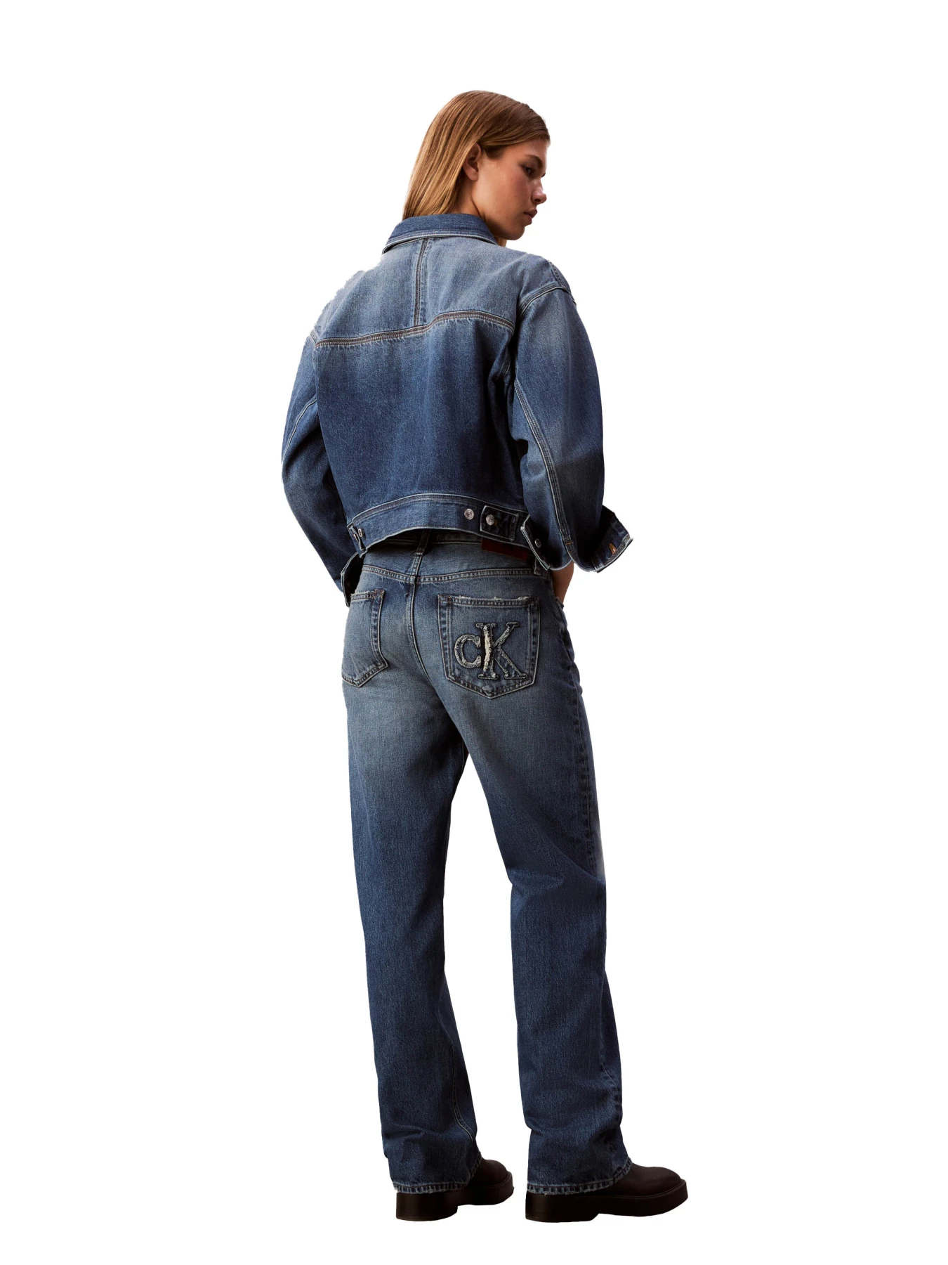 Straight Fit High Waist Straight Leg Jeans Gallery