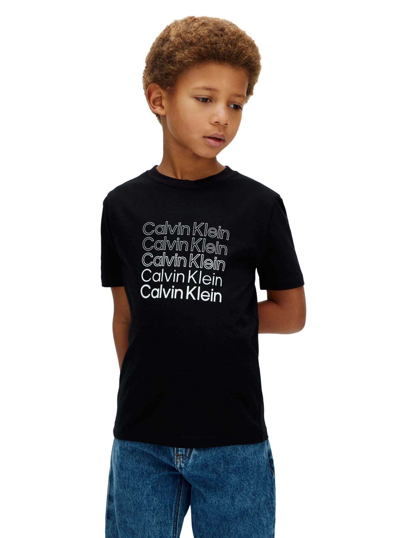 Kids Boys Multi-Logo Graphic Short Sleeve T-Shirt Gallery
