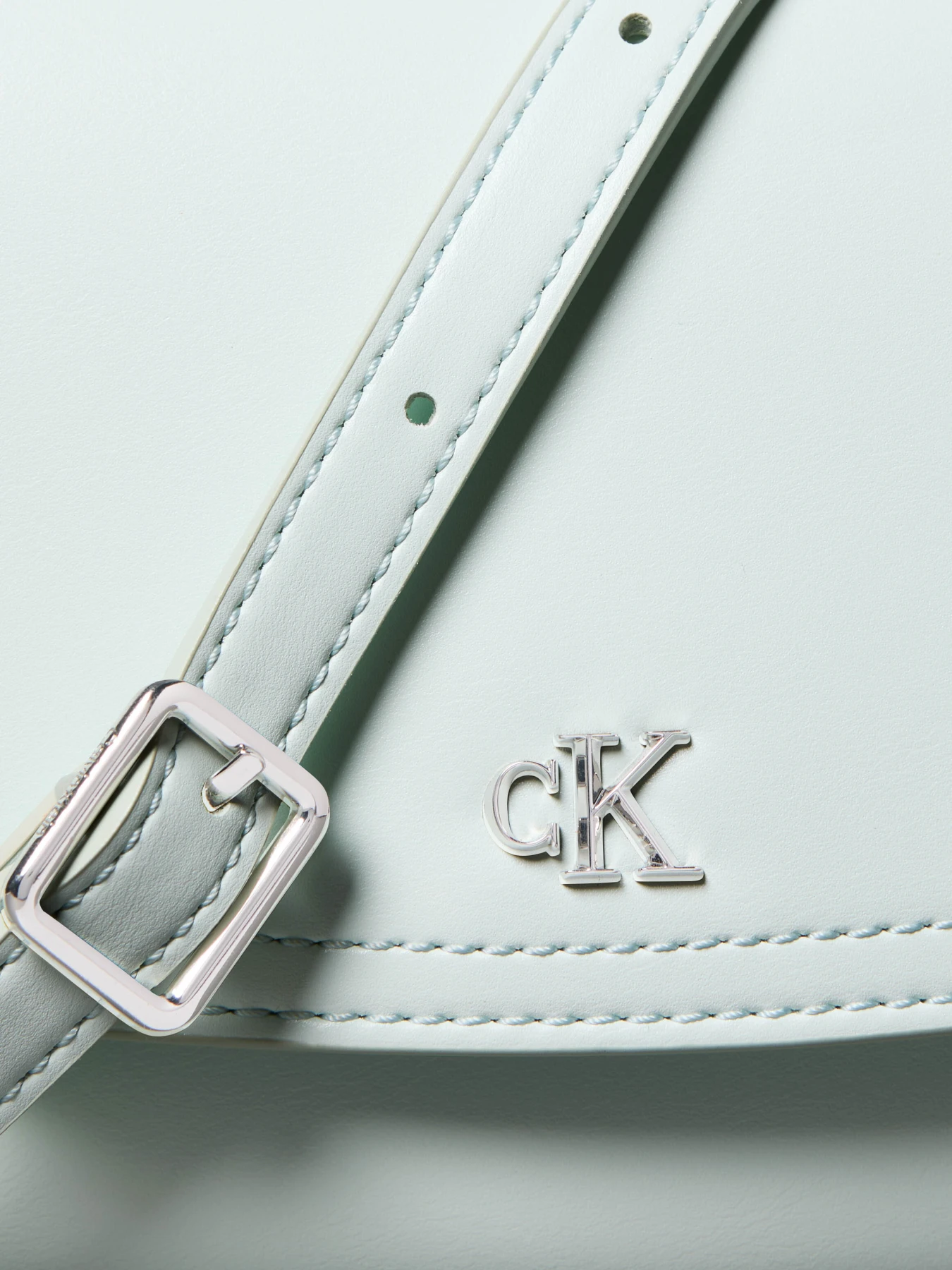 Smooth Leather Saddle Bag with Gold Logo Hardware Gallery