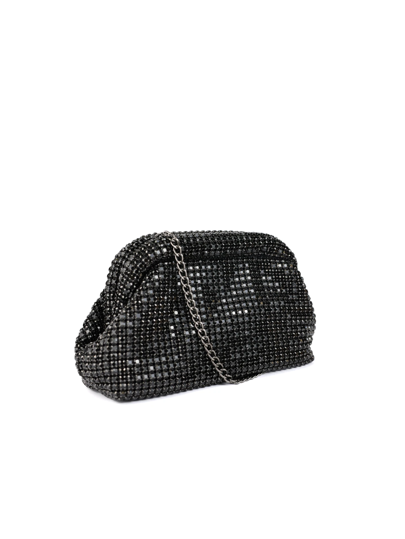 Crystal-Embellished Slouchy Clutch Bag Gallery