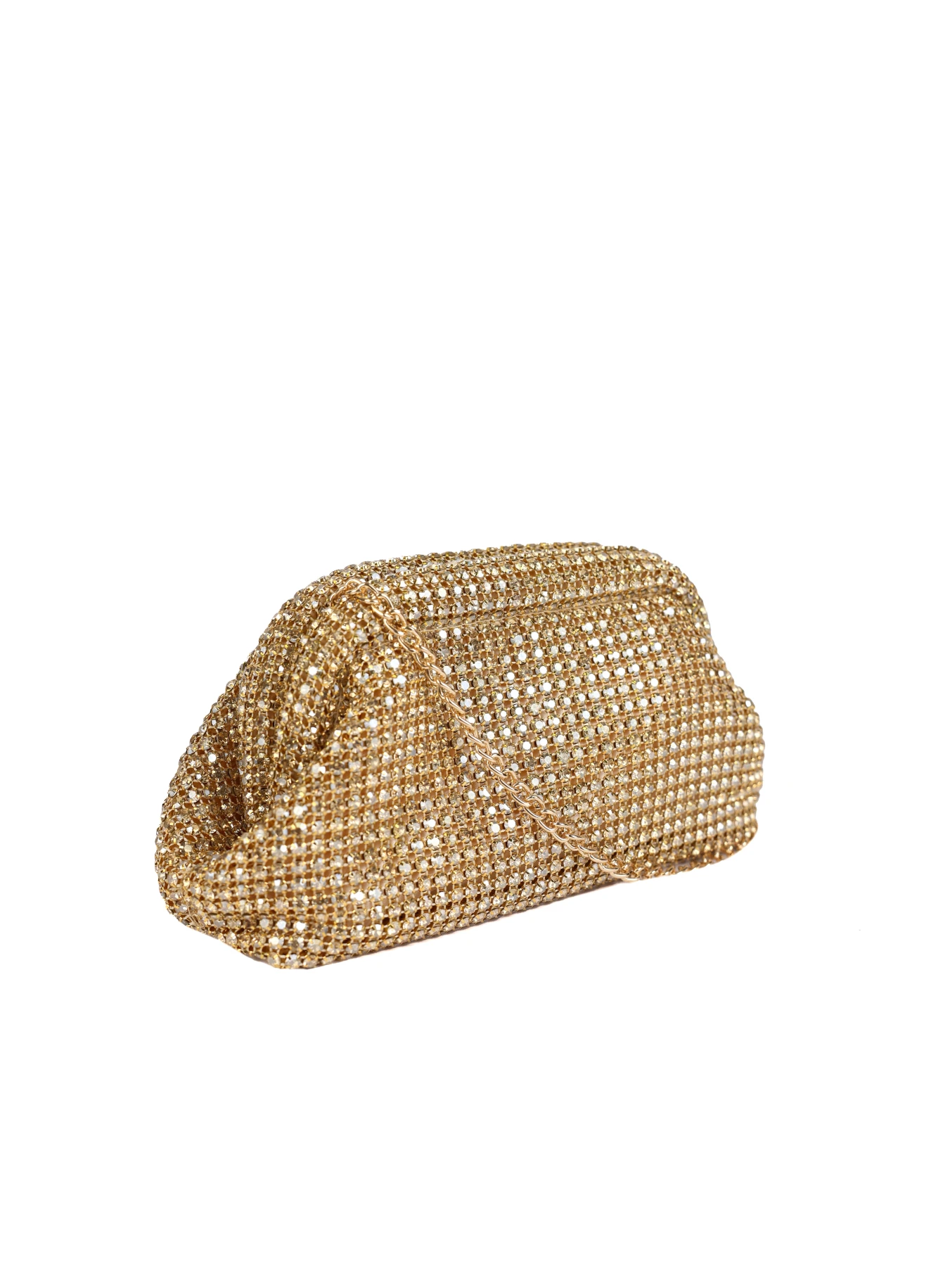 Crystal-Embellished Slouchy Clutch Bag Gallery