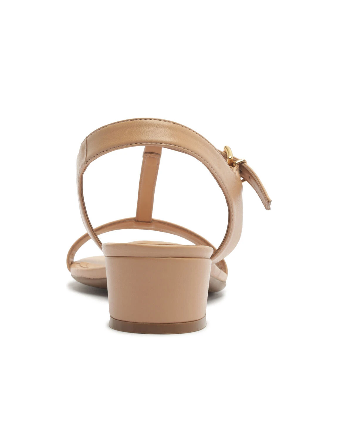 Nude Low Block Heel Sandal Gallery