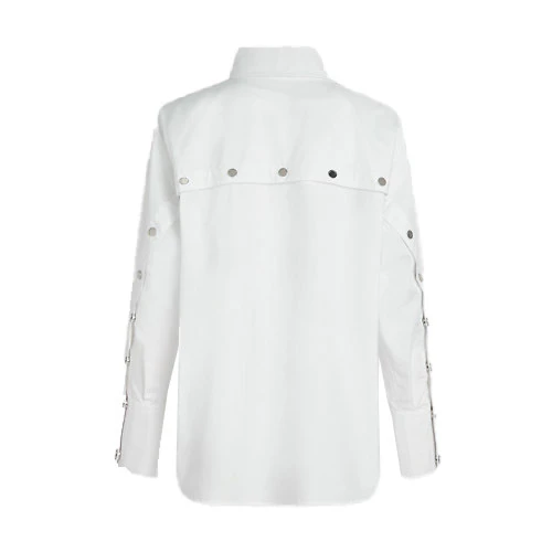Studded Back Long Sleeve Poplin Shirt Gallery