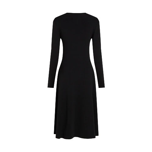 Fitted Knit Long Dress Gallery