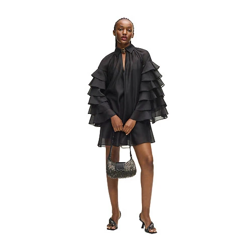 Boheme Dress with Ruffled Sleeves  Gallery