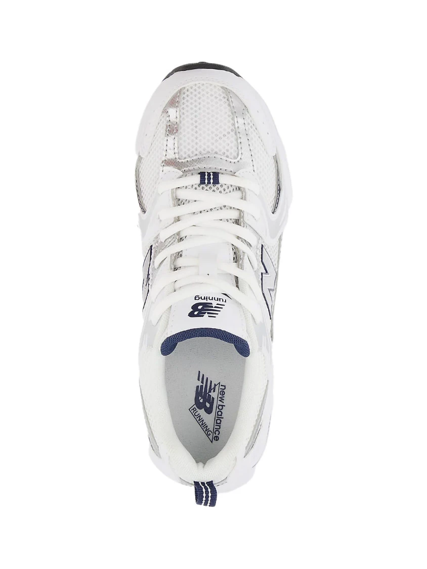530 Leather & Mesh Running White Sneakers  Gallery
