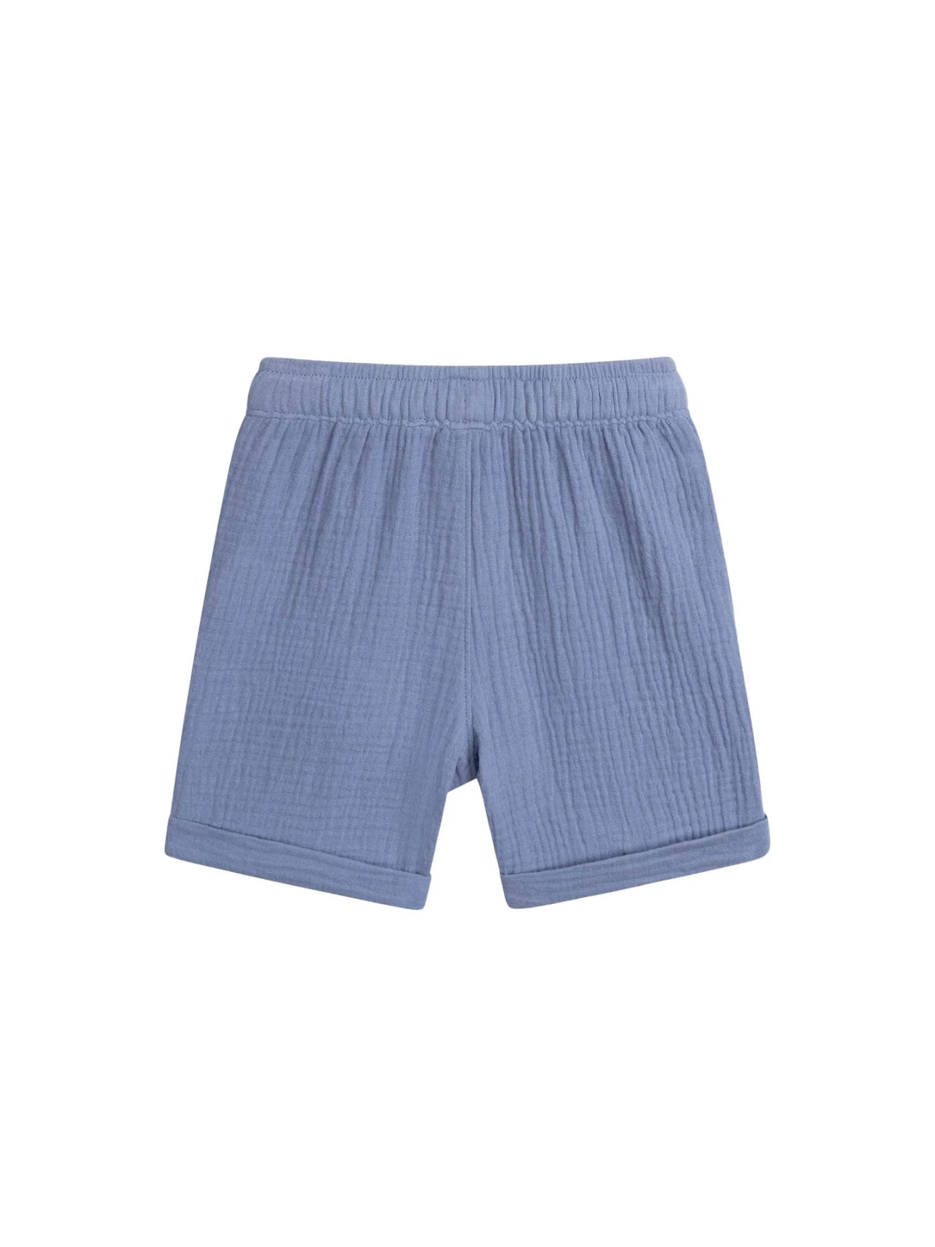 Cotton Muslin Henley Shirt and Shorts 2-Piece Set Gallery