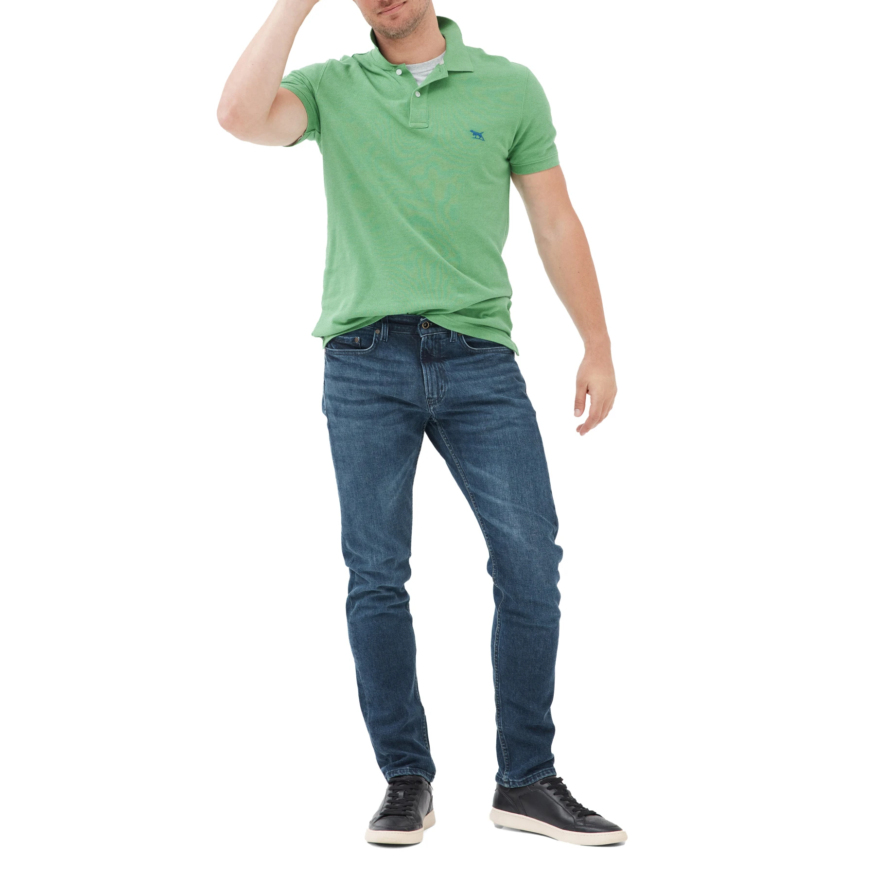 Straight Fit Denim Italian Jeans Gallery