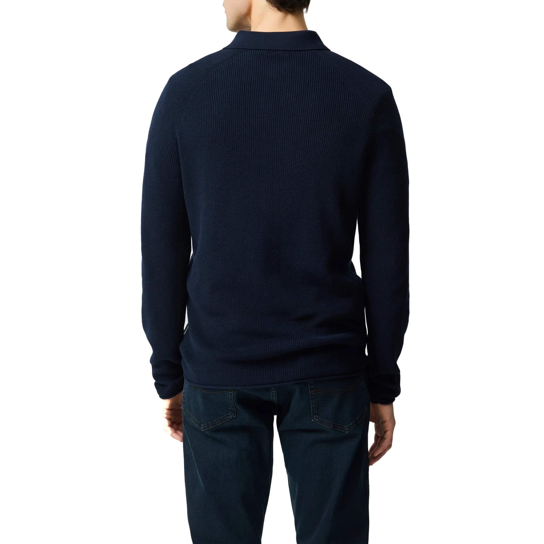 Long Sleeve Knitted Polo Gallery