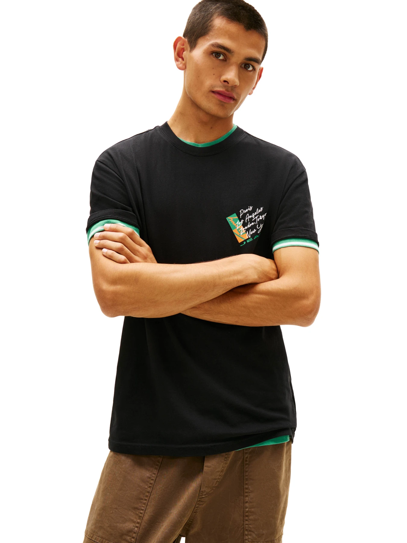 Signature Back Logo Jersey Short Sleeve T-Shirt Gallery
