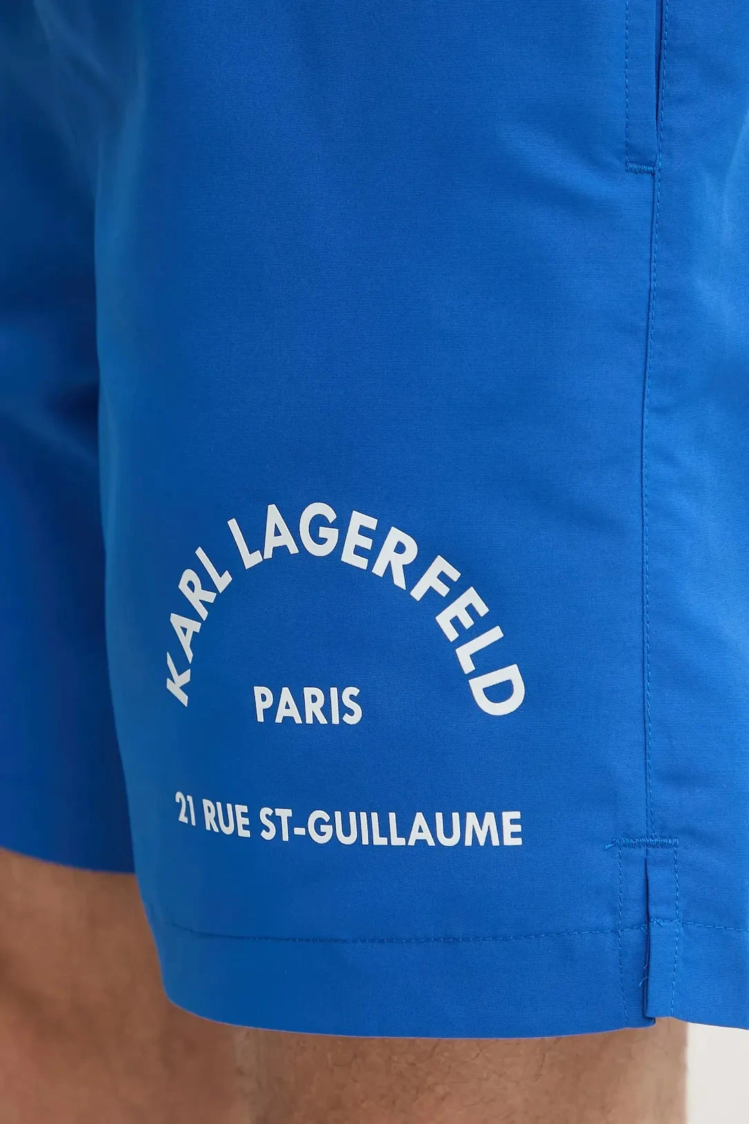 Two-Tone Waistband 21 Rue St-Guillaume Graphic Swim Shorts Gallery