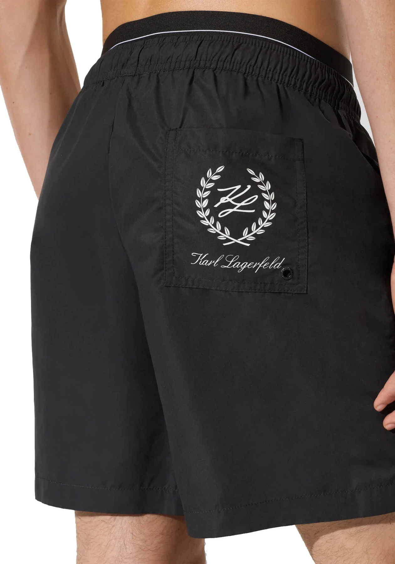 Logo Swim Shorts with Double Waistband Gallery
