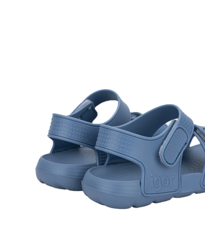 Kids Baby Boy Two Strap Blue Jelly Sandals Gallery