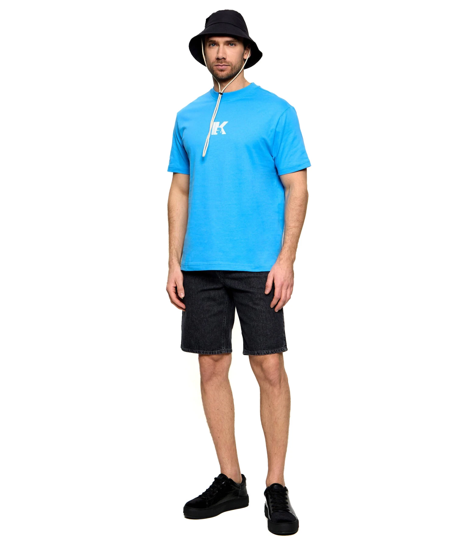 Regular Fit Logo Denim Shorts Gallery