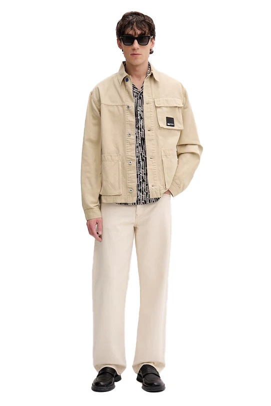 Utility Square Logo Patch Overshirt Gallery