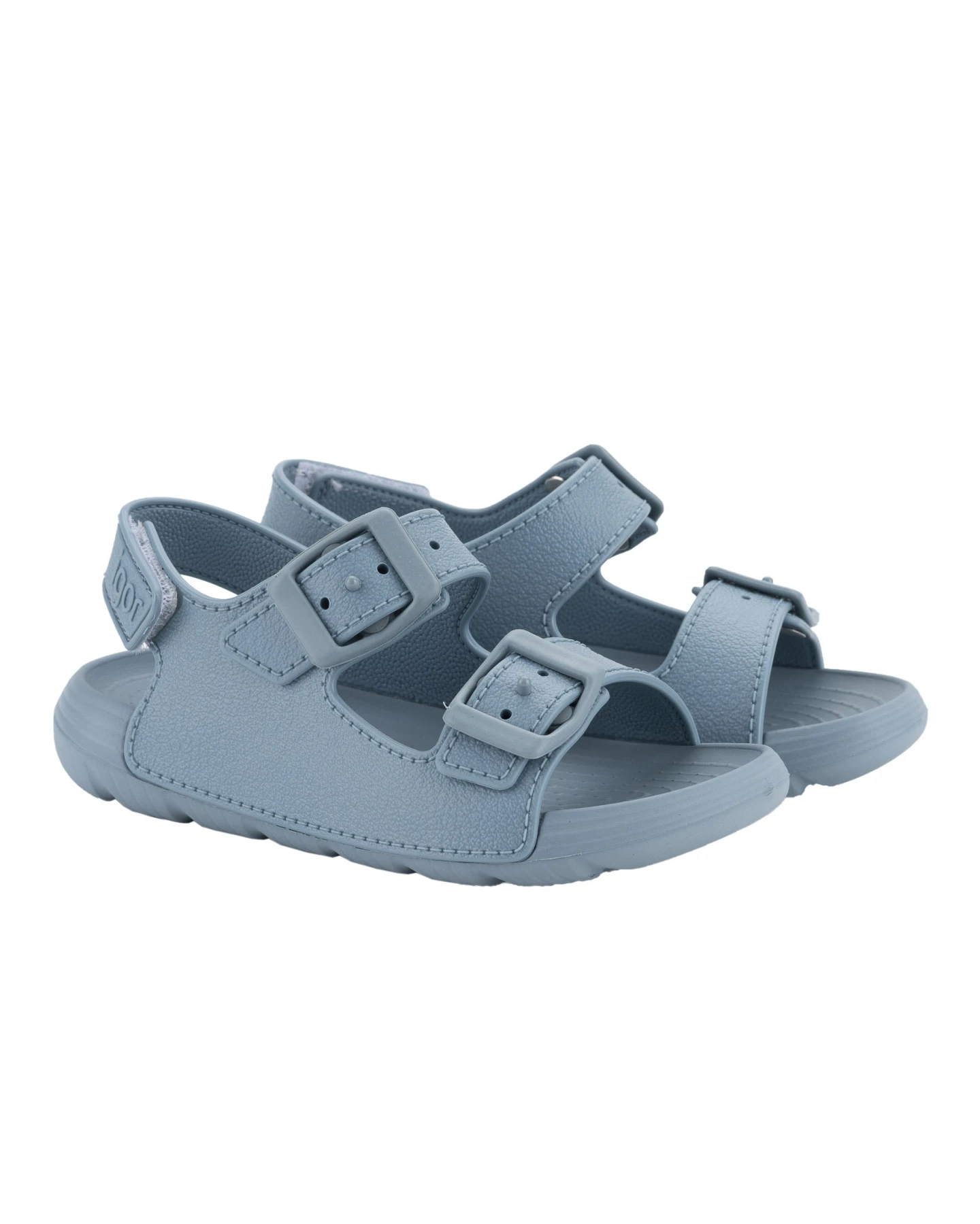 Kids Boys Blue Jelly Sandals with Adjustable Straps Gallery