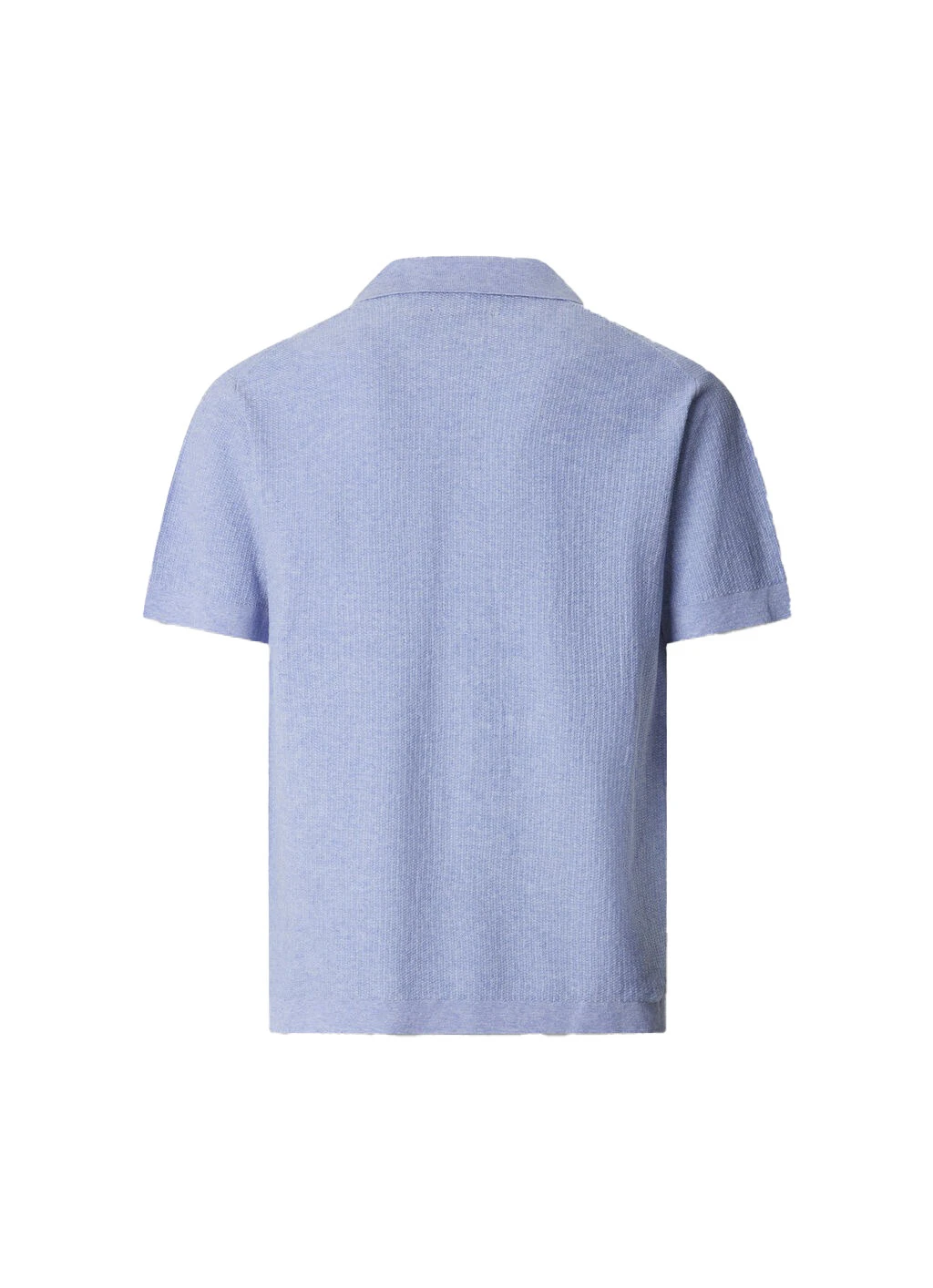 Textured Knitted Short Sleeve Polo Gallery