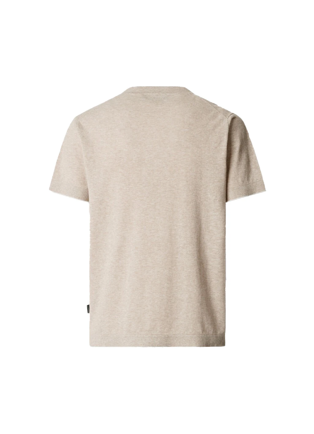 Cotton-Linen Knitted Short Sleeve T-Shirt Gallery