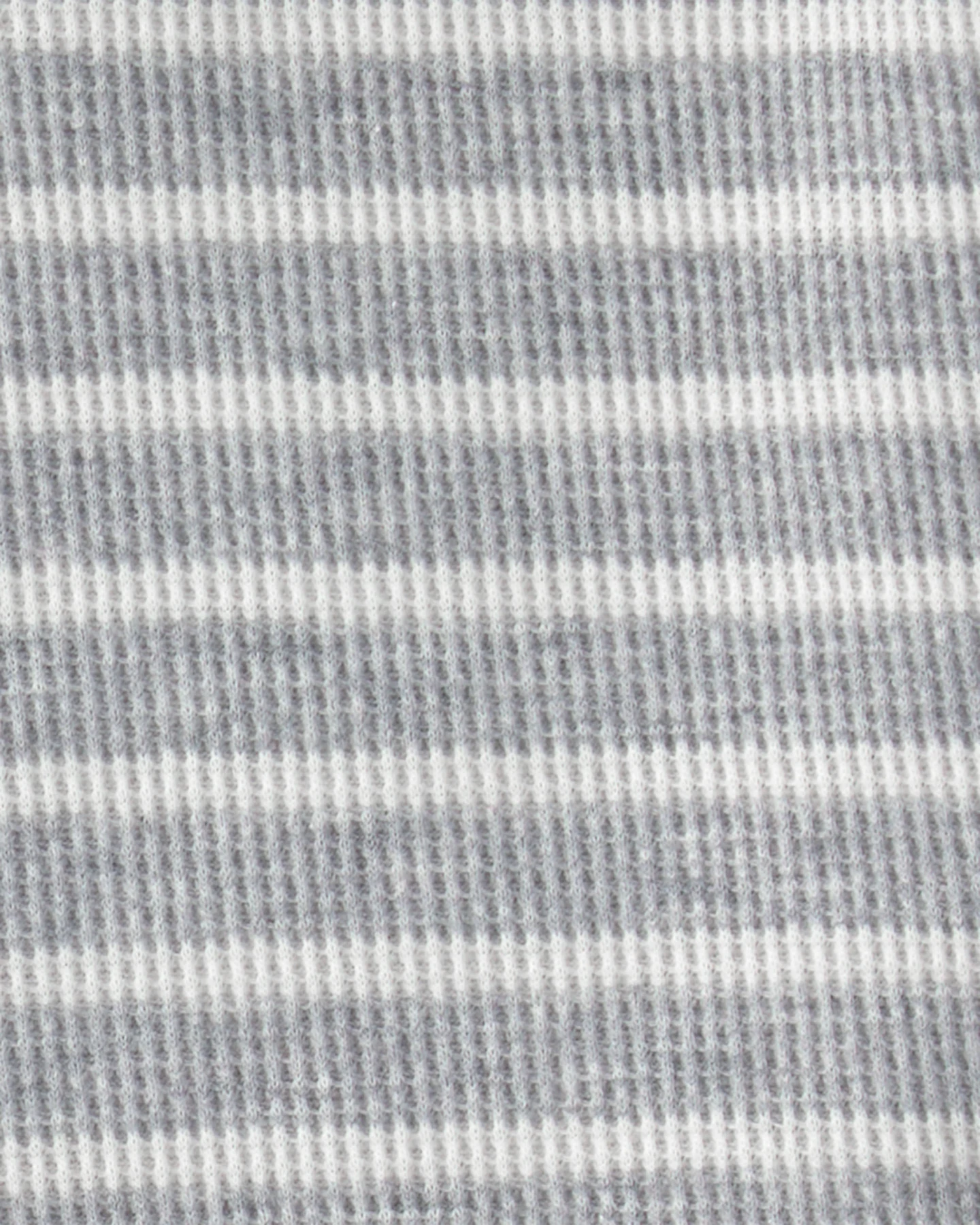 Kids Baby Boy 2-Piece Dino Spikes Waffle-Knit Short-Sleeve Bodysuit & Short Set - Grey Gallery