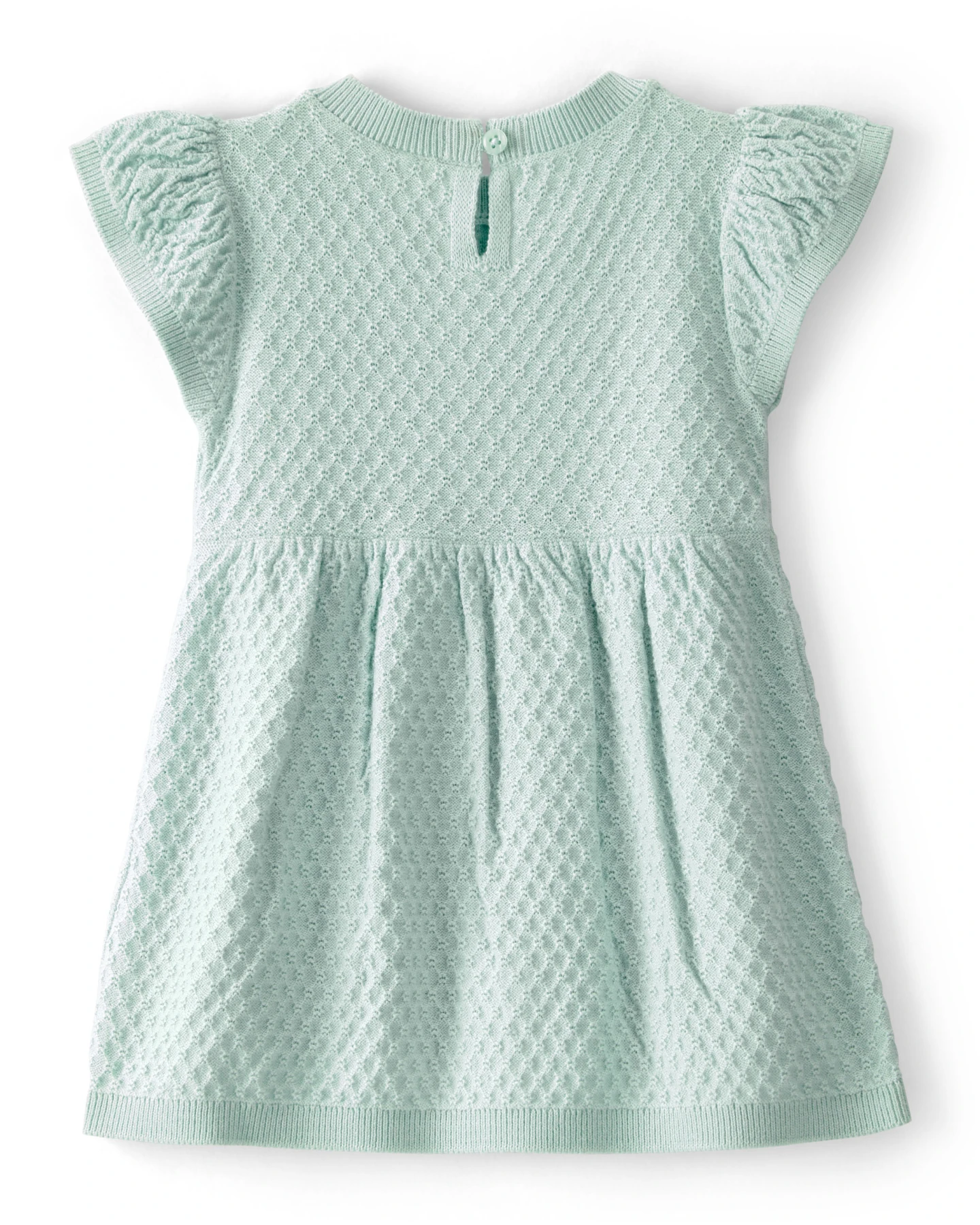 Kids Baby Girl Sweater Dress - Green Gallery