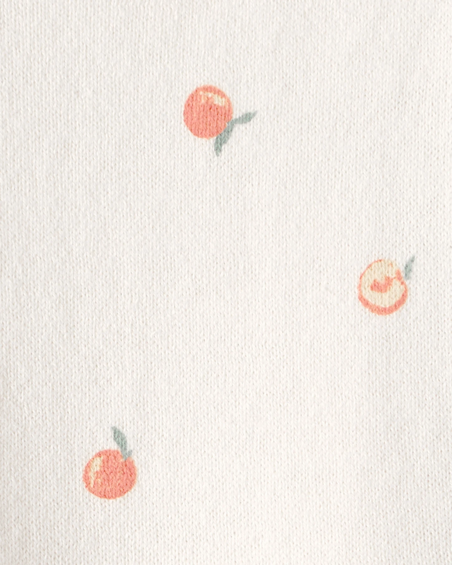 Kids Baby Girl Peach Romper - Ivory Gallery