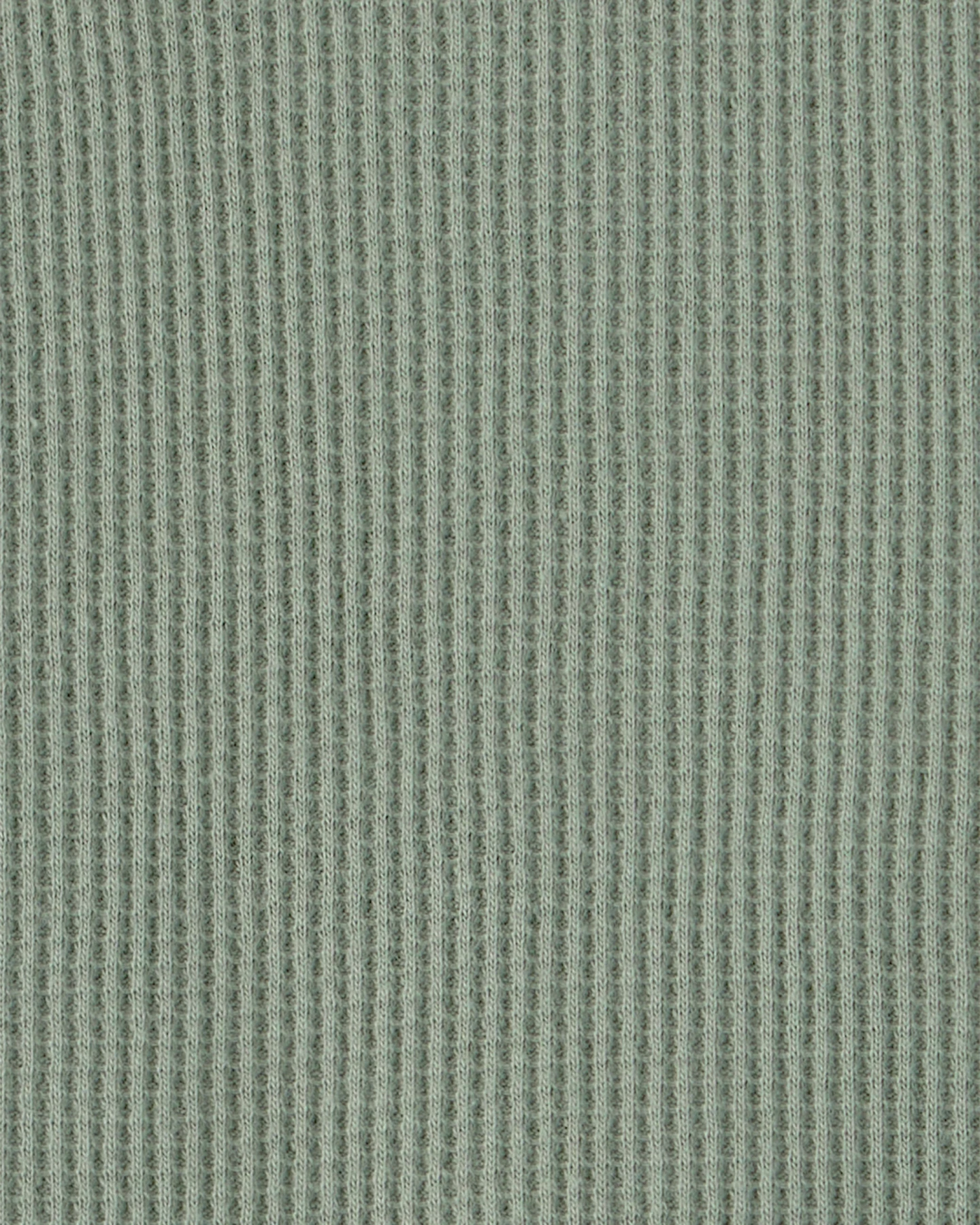 Kids Baby Boy Waffle-Knit Sleeveless Romper - Green Gallery