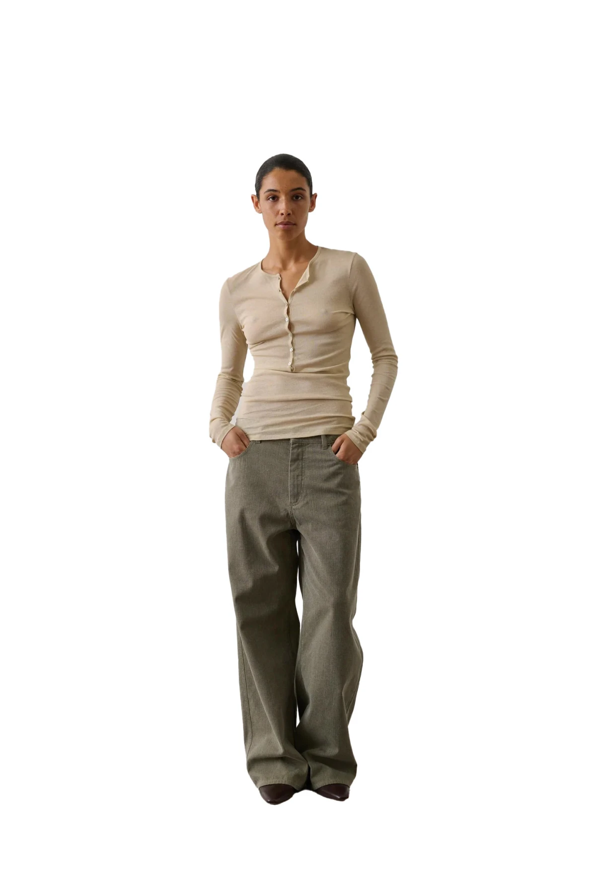 Oversized Hunter Jeans Trousers In Japanese Canvas Gallery