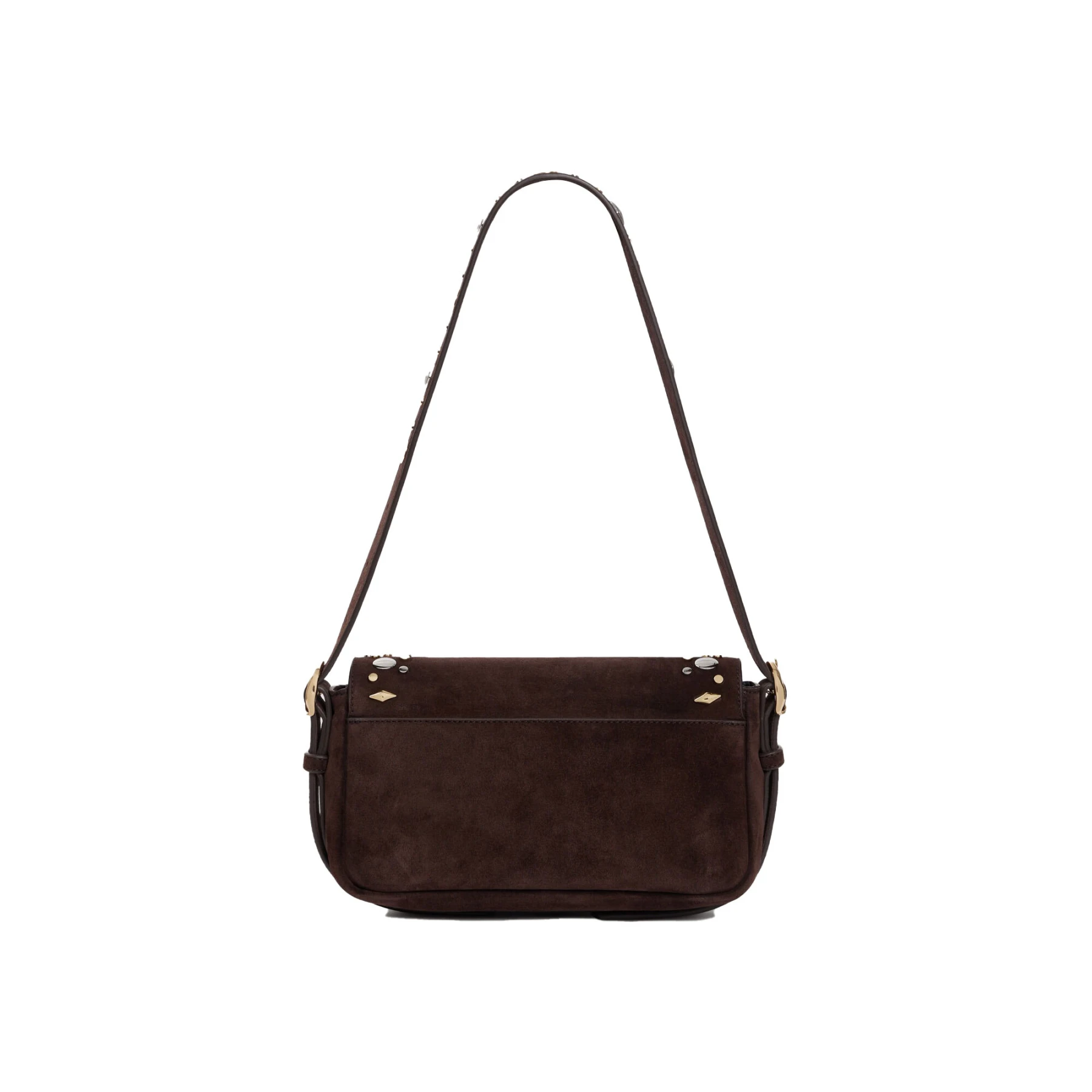 Le Mambo Janys Studded Suede Crossbody Bag Gallery