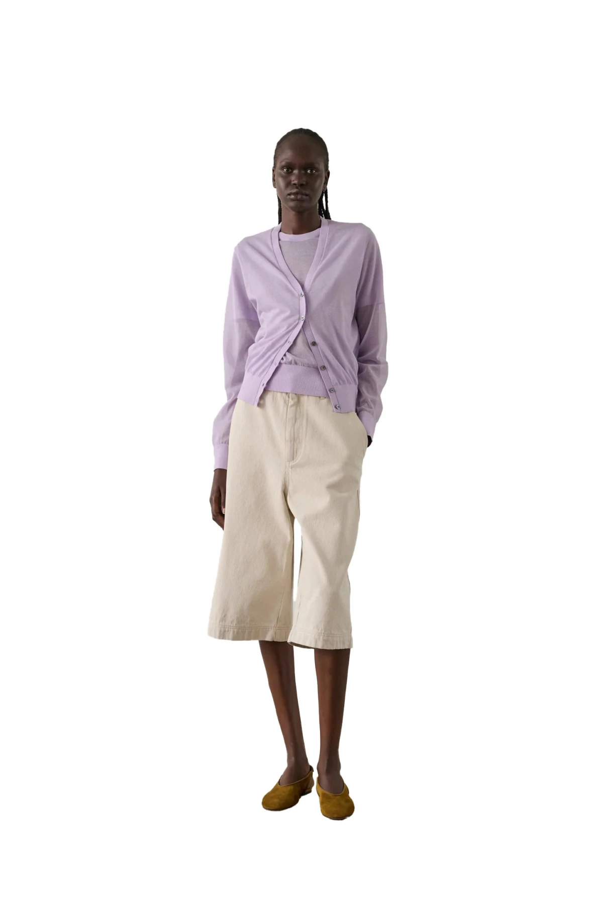 Bermuda Francis Oversized Organic Waffle Cotton Shorts  Gallery