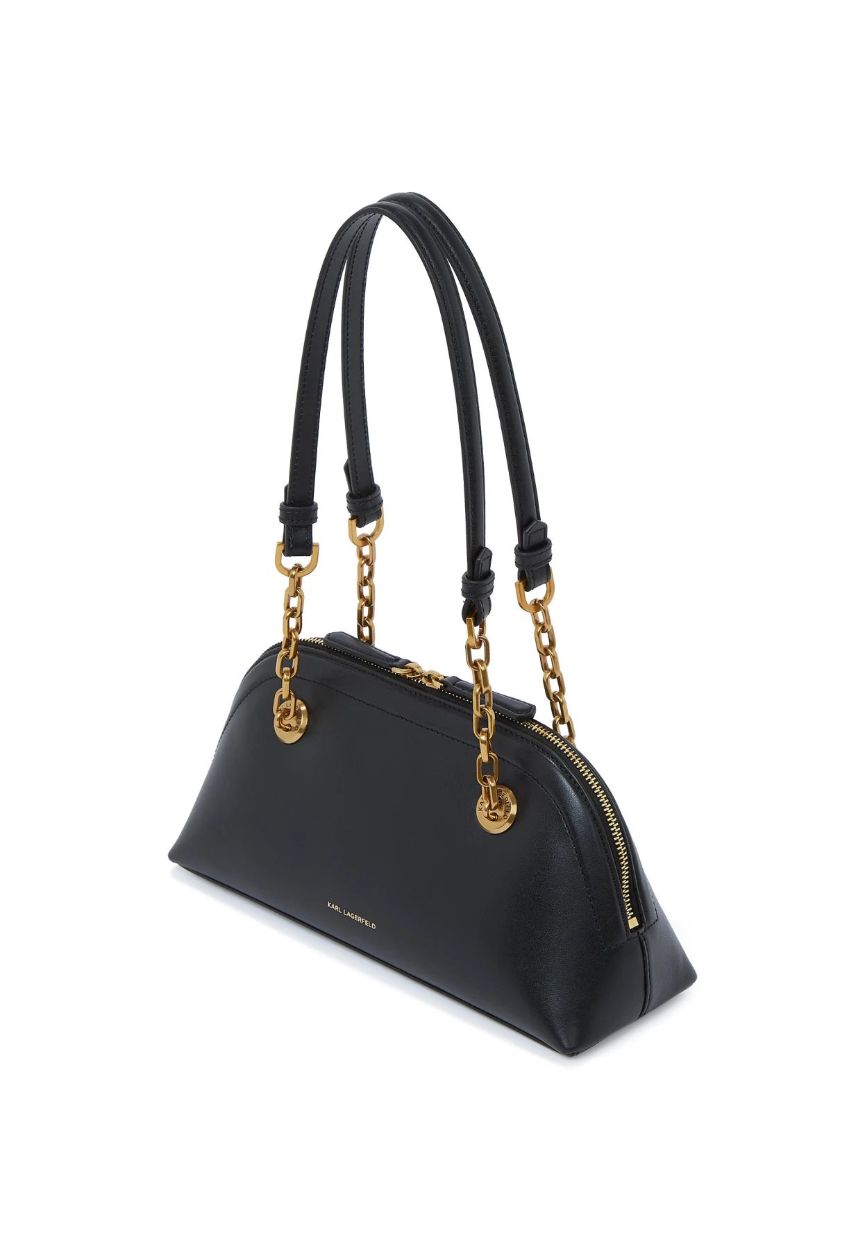 K/Autograph Small Soft Leather Bowling Shoulder Bag Gallery