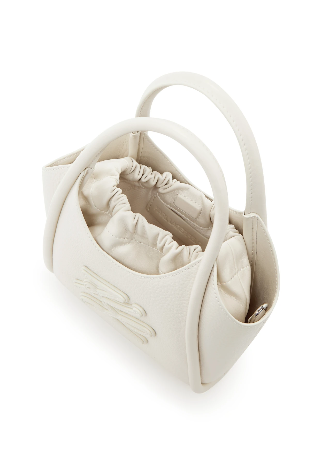 K/Autograph Patch Pebbled Leather Mini Tote Bag Gallery