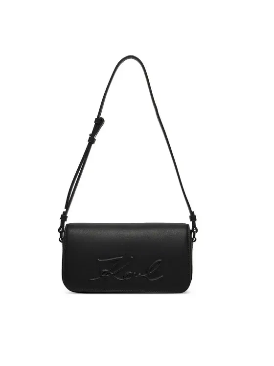 Monogram Embossed Leather Shoulder Bag Gallery