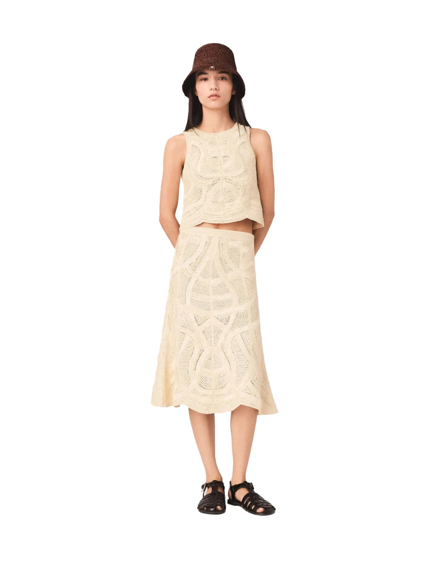 Long Crochet Skirt Gallery