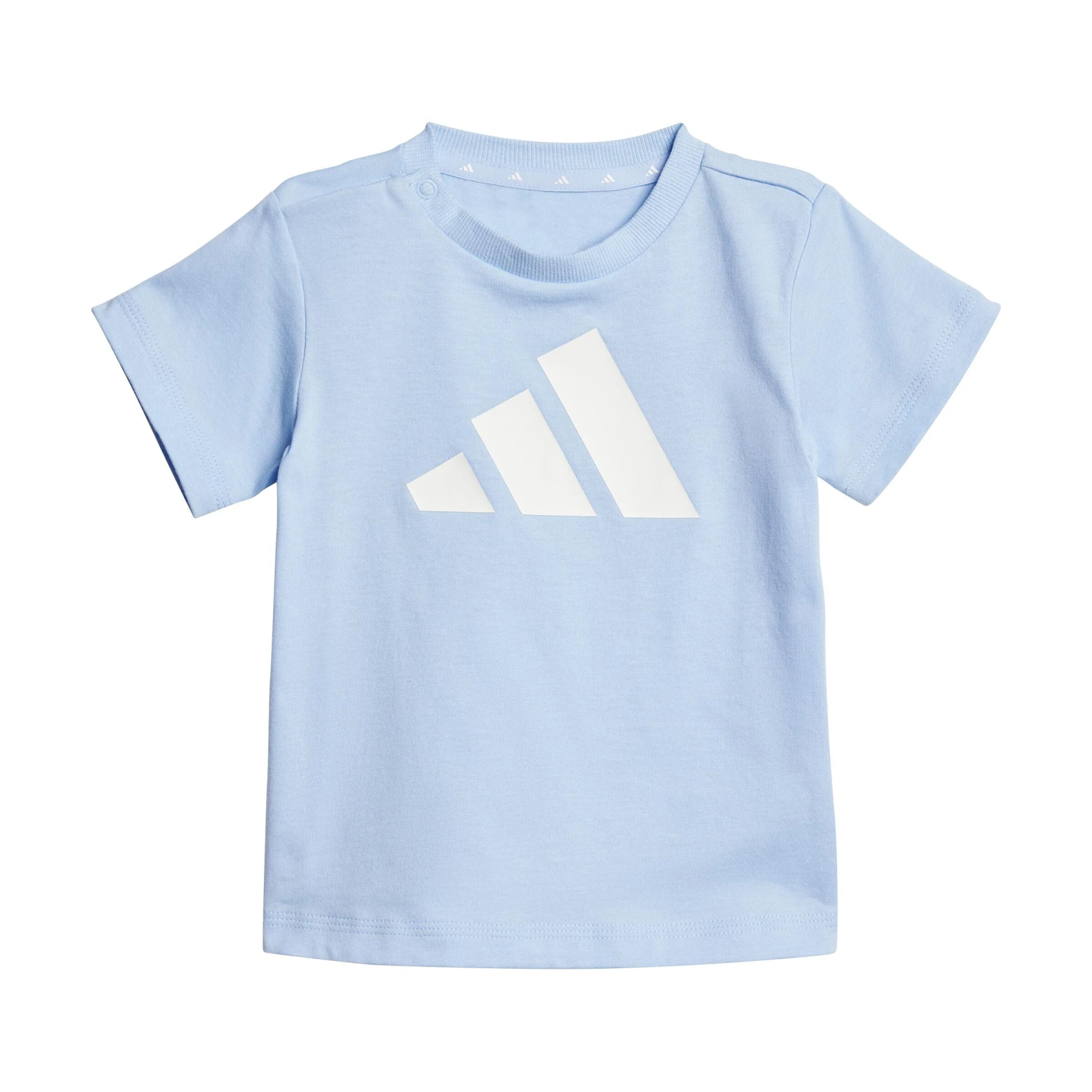 Baby Boy Essential T-shirt & Short Set - Blue Gallery