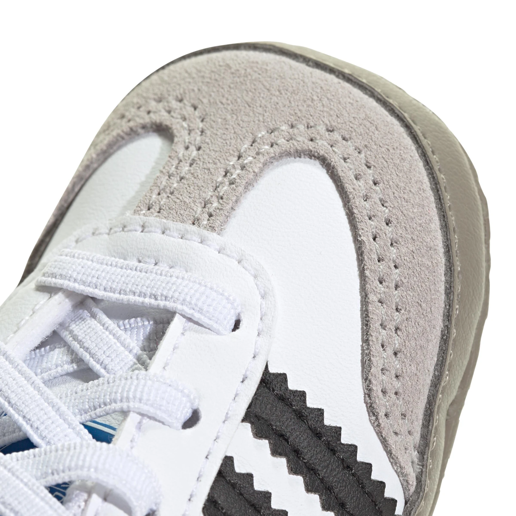 Baby Boy White Samba Crib Sneakers Gallery