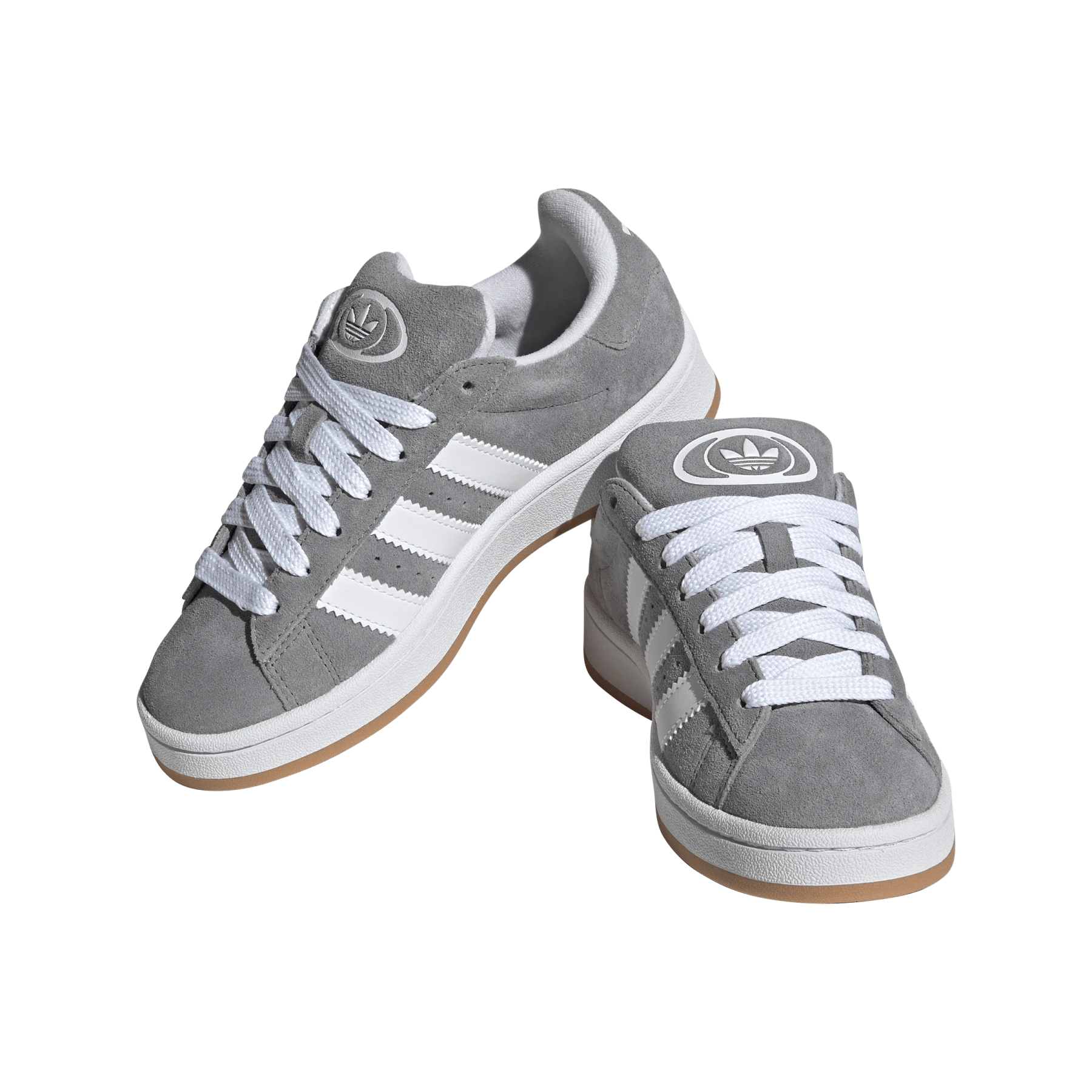 Kids Boys Campus 00s Grey & White Sneakers  Gallery