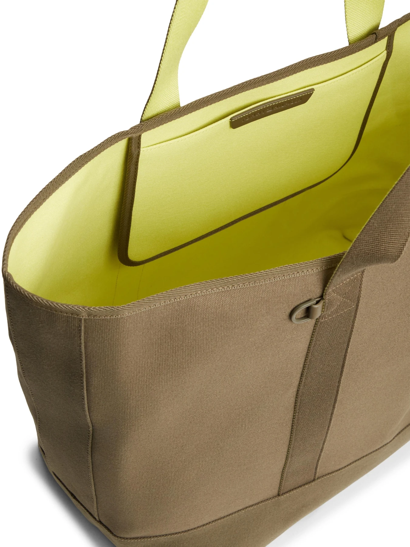 Oversized Canvas Tote Bag with Contrast Interior Gallery