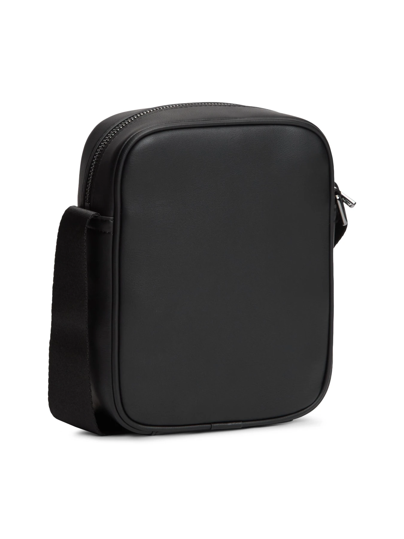 Sleek Leather Crossbody Bag with Woven Detail Gallery