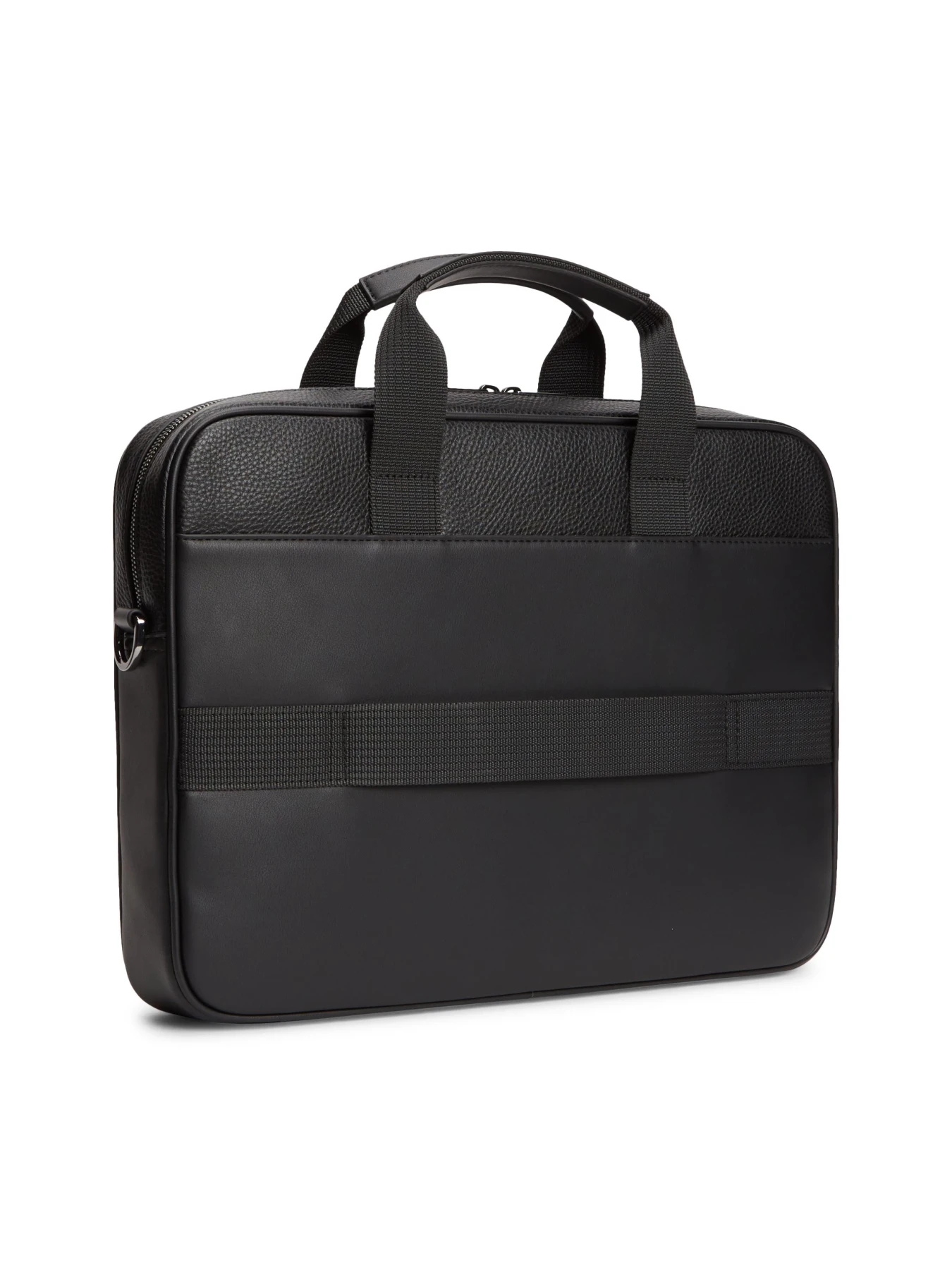 Flap Pocket Pebble Grain Laptop Bag Gallery