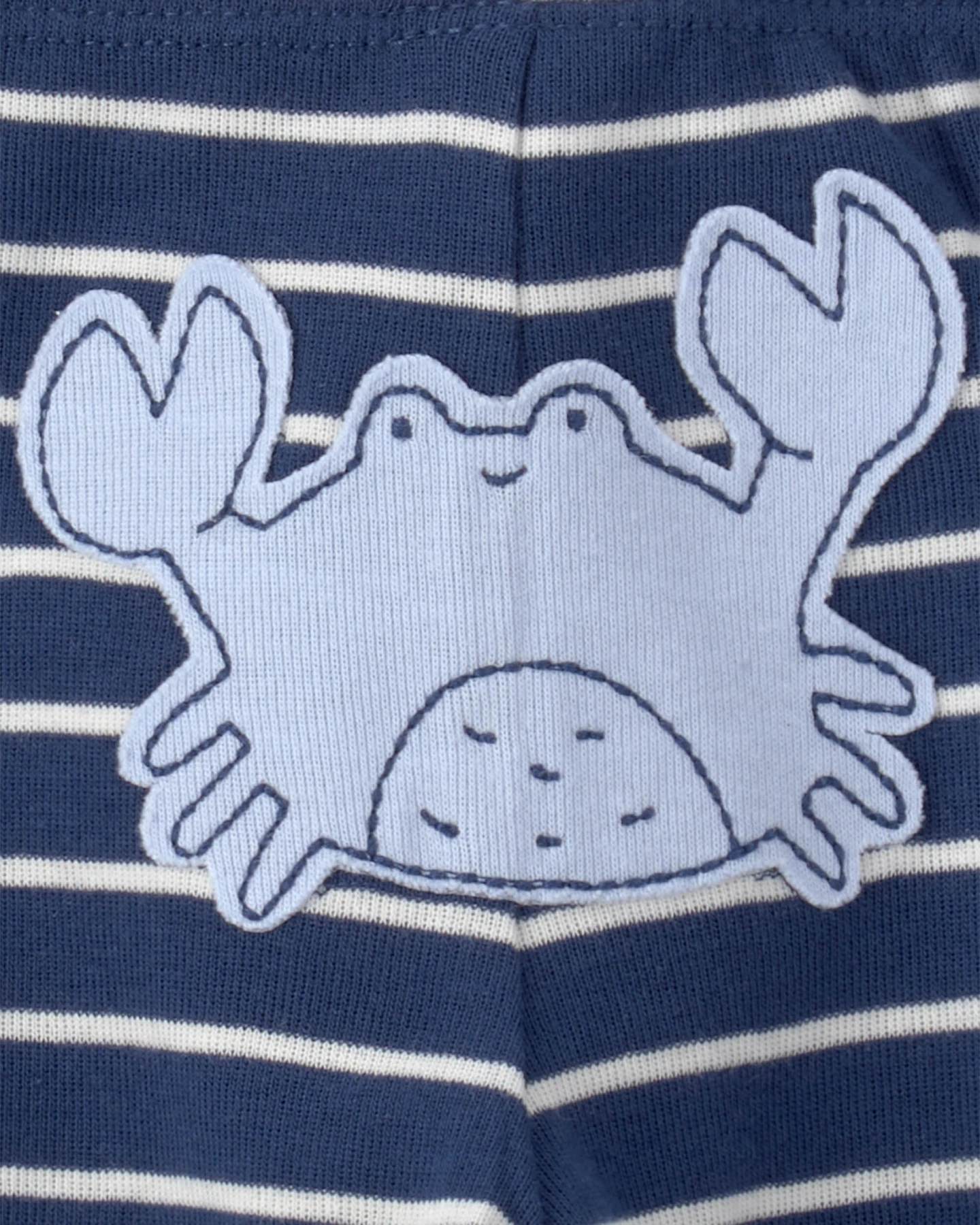 Baby Boy 3-Piece Sea Animal Bodysuits & Pant Set - Blue Gallery