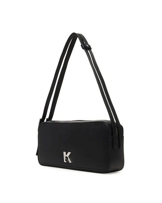 Leather Rectangular Shoulder Bag With Dual Straps Gallery