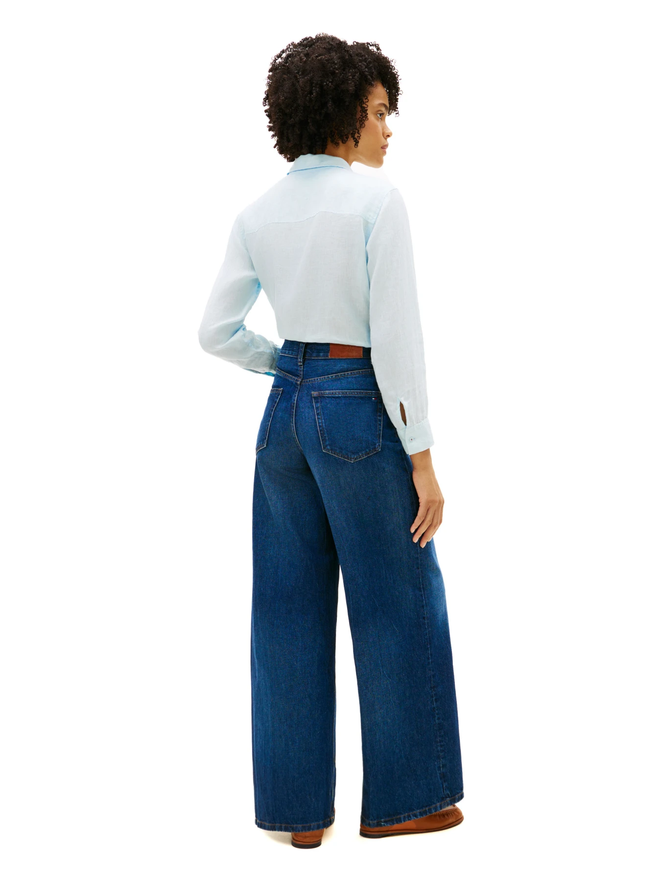 Loose Fit Wid Leg Denim Jeans Gallery