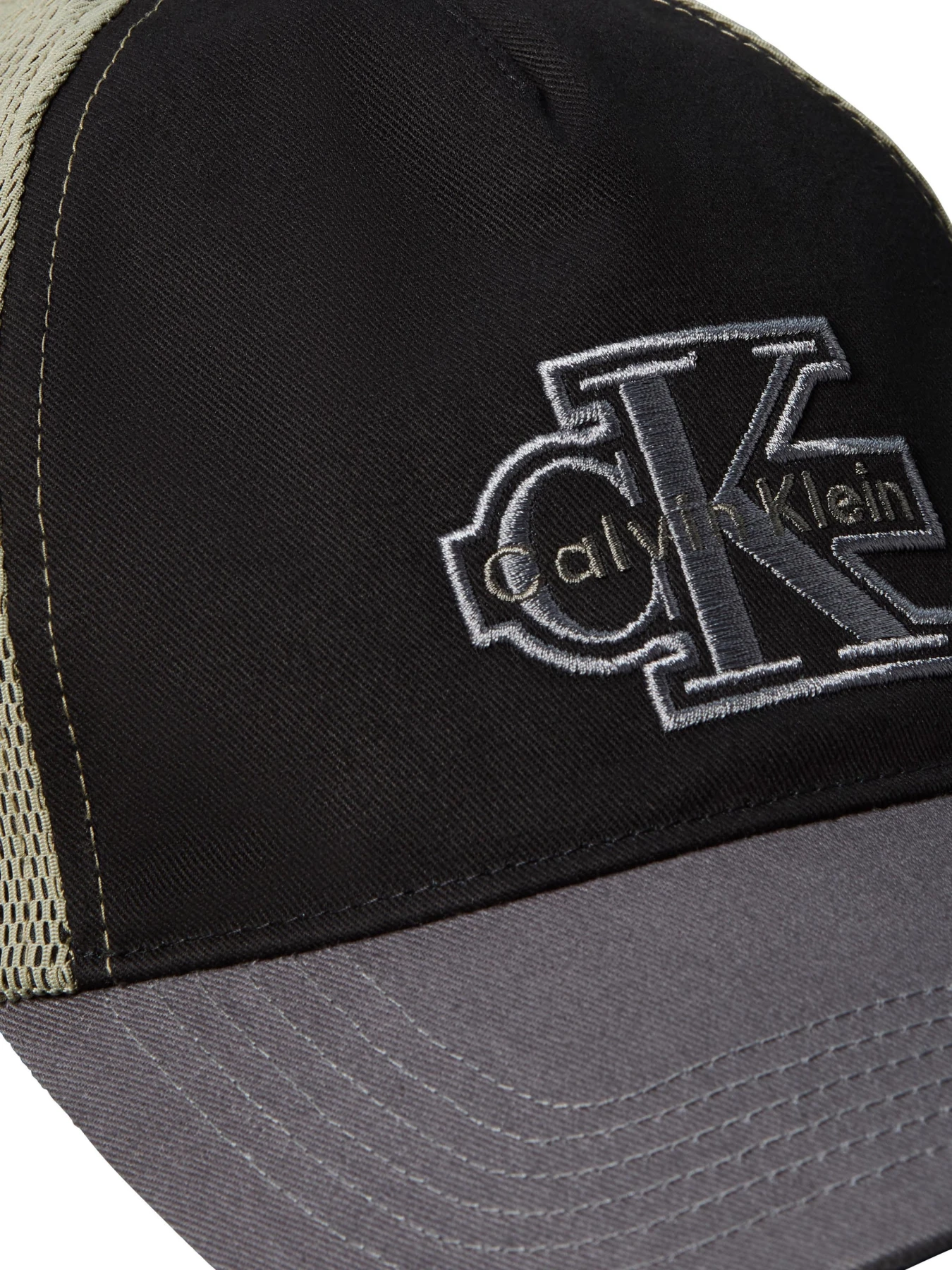 Color-BlockTwillLogoEmbroideryTruckerCap Gallery