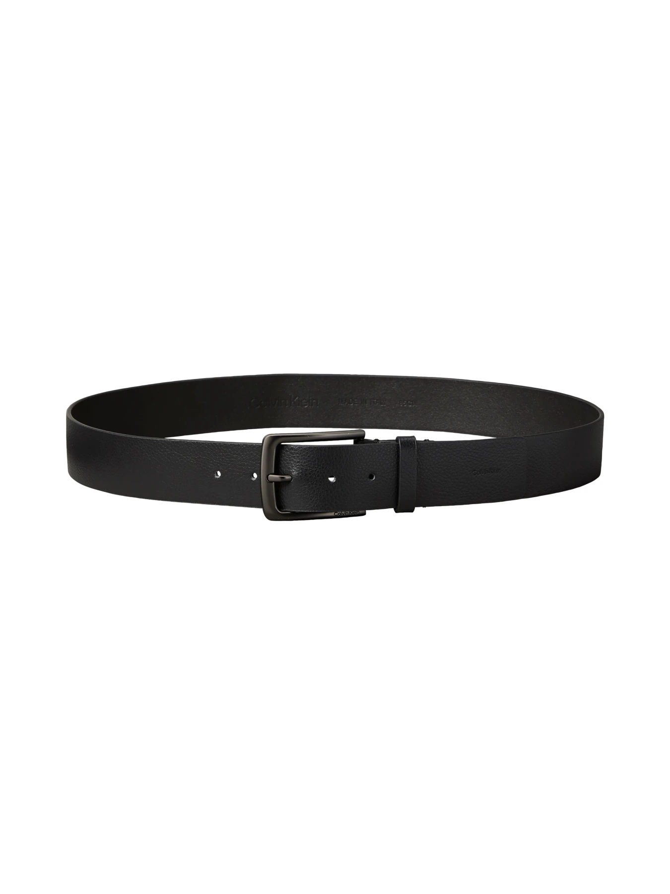 SquareBucklePebbledLeatherBelt Gallery