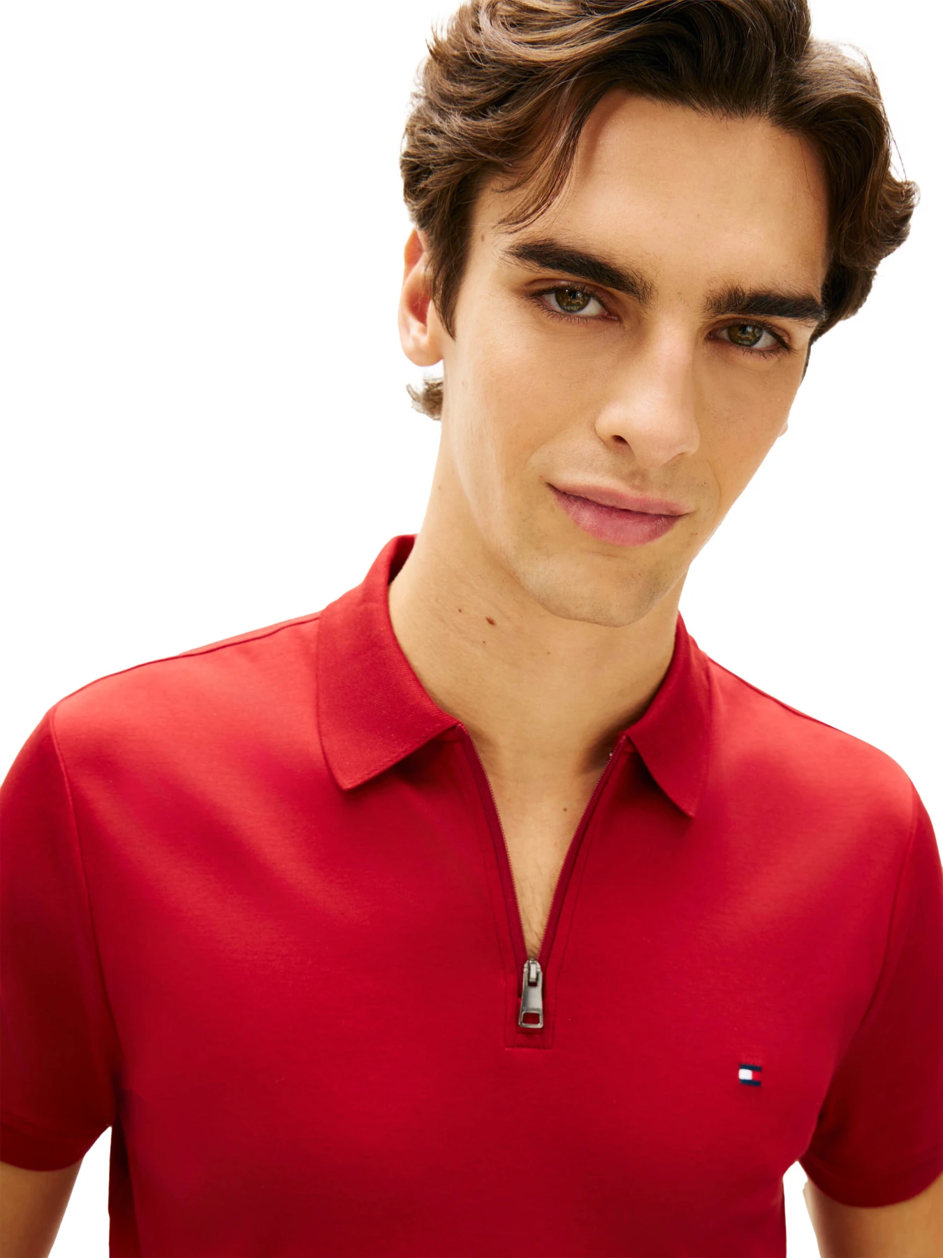 Half-zip Interlock Short Sleeve Polo Gallery