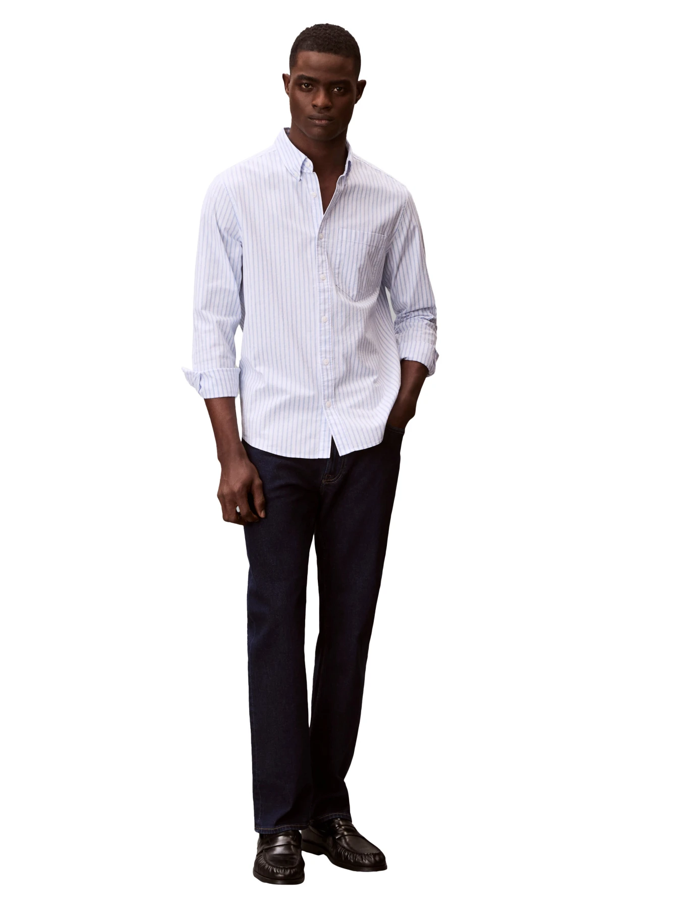 Straight Fit Denim Jeans Gallery