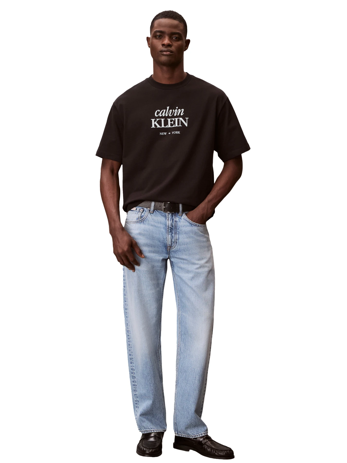 Relaxed Fit High-Neck Graphic T-shirt Gallery