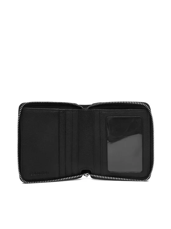 Monogram Embossed Zip-Around Leather Wallet Gallery